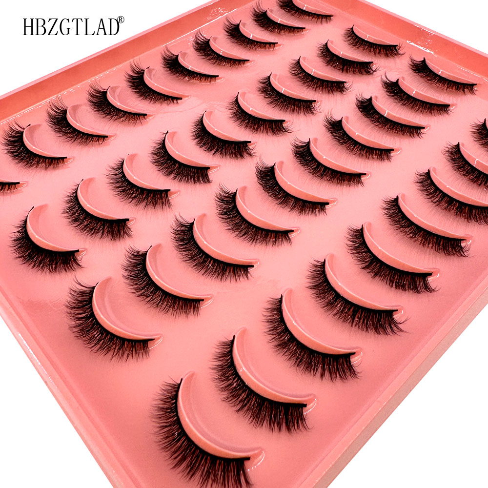 Eyelash Extension For Asian Eyes - Neue 20 Paar natürliche lange 3D-Nerzwimpern,