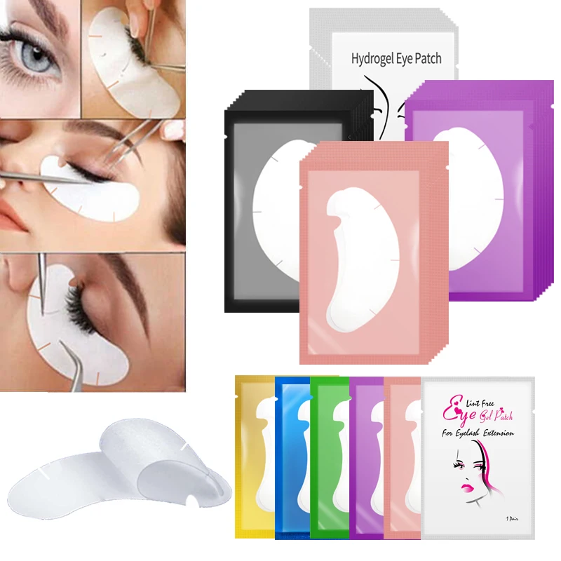 Eyelash Extension Glasses - 50/100PCS U Form Wimpern Pads Gepfropfte