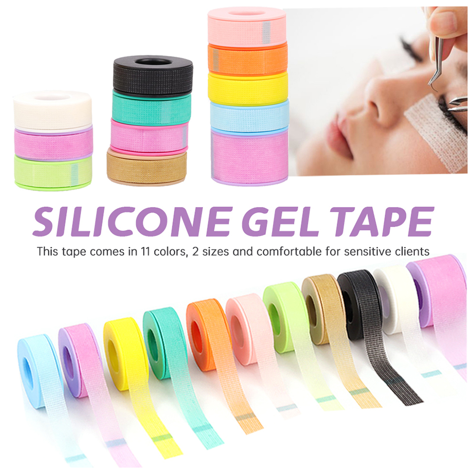 Eyelash Extension Glasses - Silikon-Gel-Klebeband für Zilien, Polsterung für Wimpernverlängerungen,