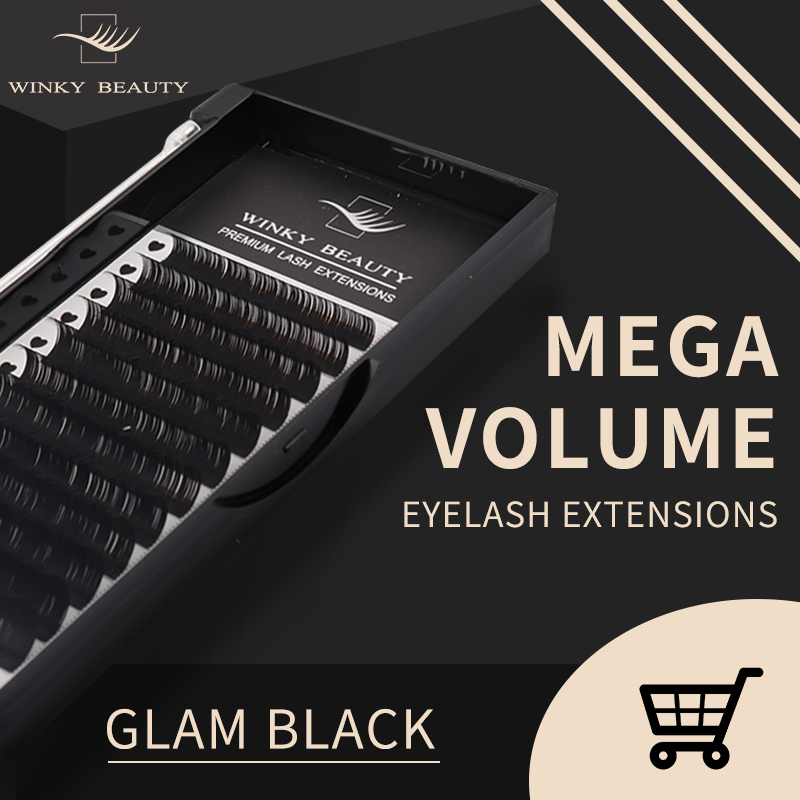 Eyelash Extension For Asian Eyes - Winky Beauty Custom Your Logo Individuelle