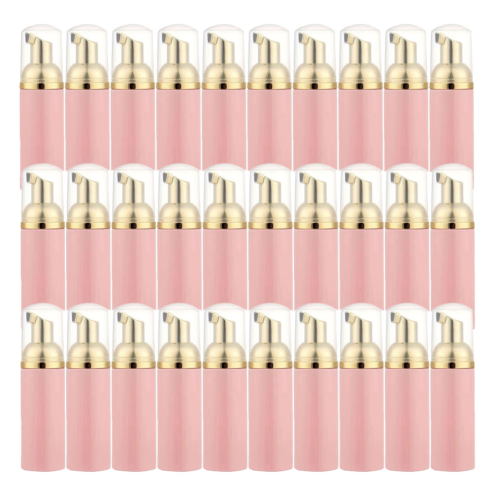Refill Eyelash Extension - 60ml Nachfüllbare Auslaufsichere Leere Plastik-Schaumpumpflaschen Weiche