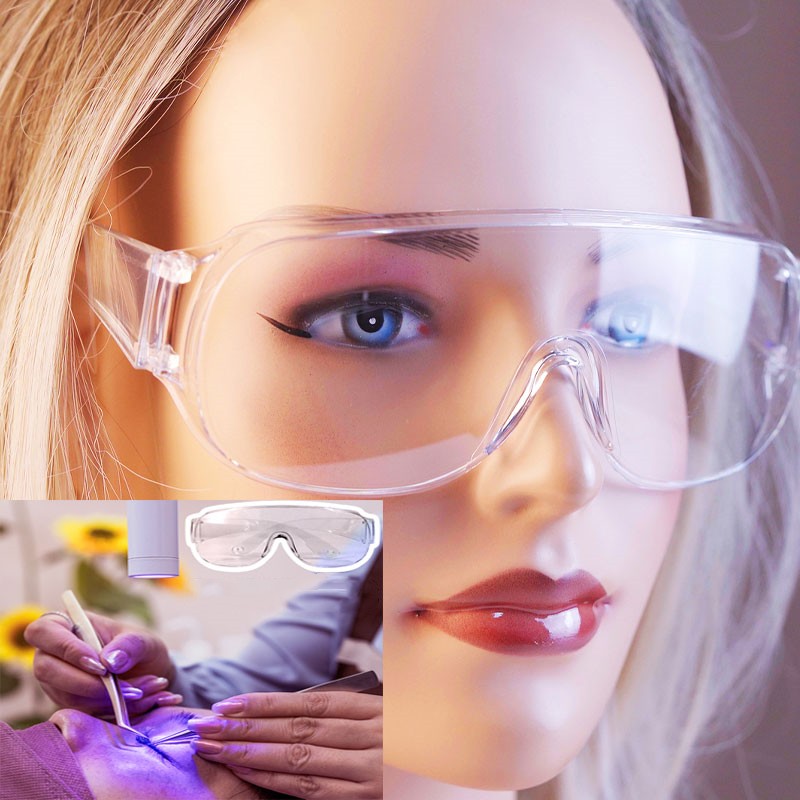 Eyelash Extension Glasses - UV-Schutzbrille für falsche Wimpern, Wimpernverlängerung, Sicherheitsstrahlschutz,