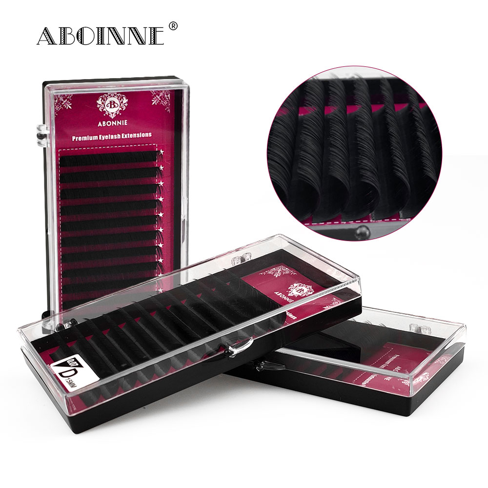 Eyelash Extension For Asian Eyes - Abonnie 8–17 mm künstliche Einzelwimpern Maquiagem