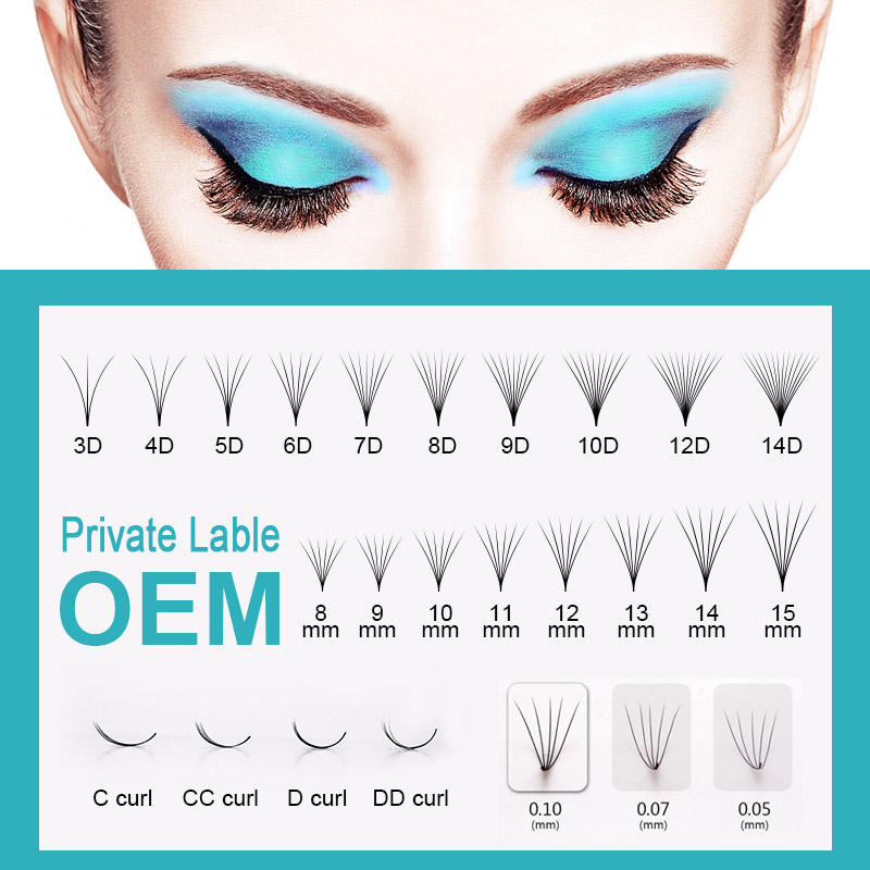 Cmicc 100/300/500 Fächer, dünn – Eyelash Extension For Asian Eyes Bewertung und Preis