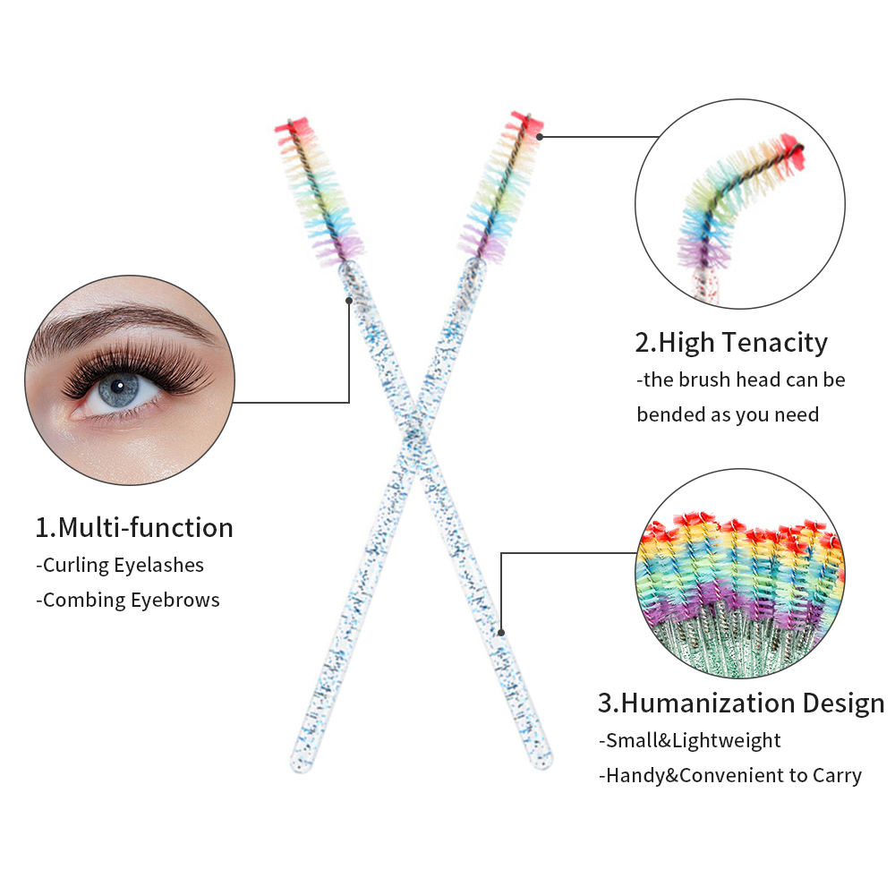 50 Stück Regenbogen-Kristall W – Eyelash Extension Glasses Bewertung und Preis