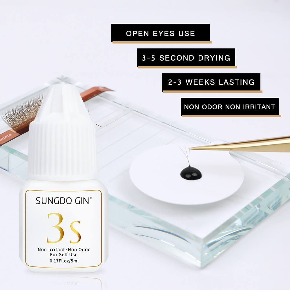 Wimpernverlängerungskleber, 3S – Eyelash Extension Open Eye Bewertung und Preis