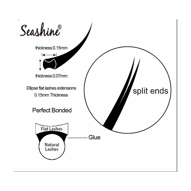 Seashine Ellipse Flache Wimper – Eyelash Extension For Asian Eyes Bewertung und Preis
